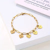 VeraLuxe Heartfelt Bracelet | Custom Engraved Heart Jewelry for Unforgettable Bonds
