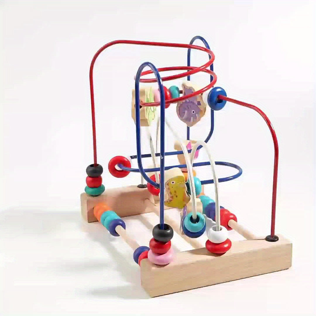 Educational Wooden Bead Maze - For Fine Motor Skills