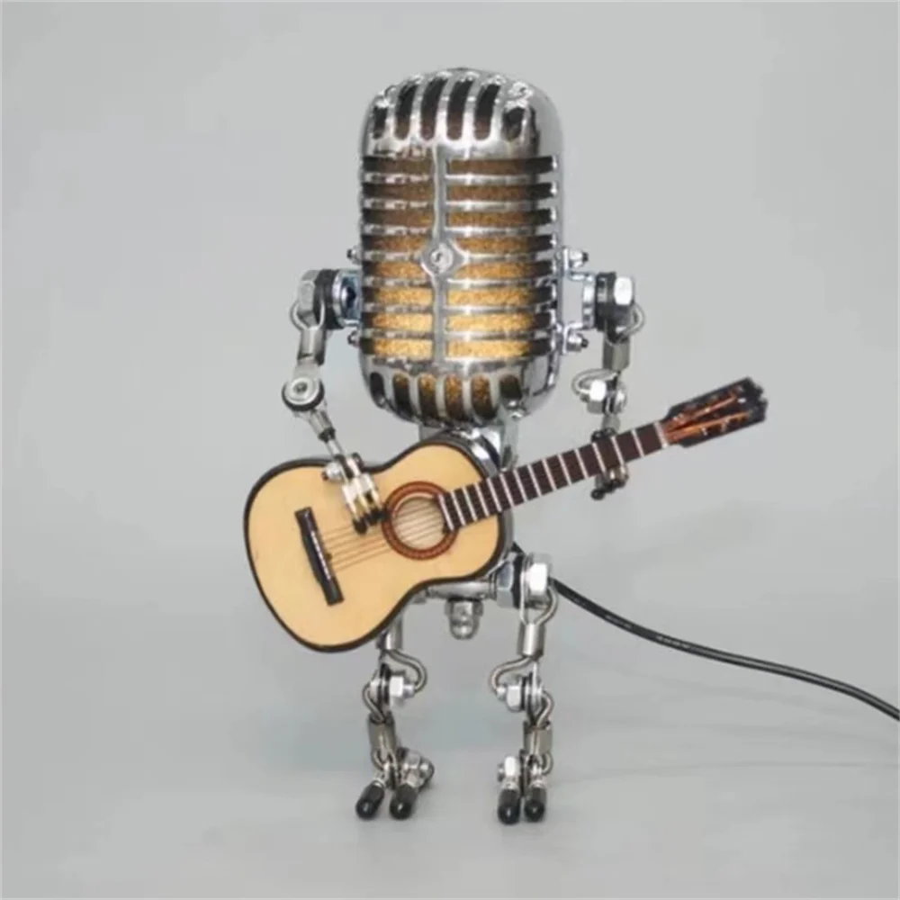 Guitar Lamp - Robot Lamp with Guitar