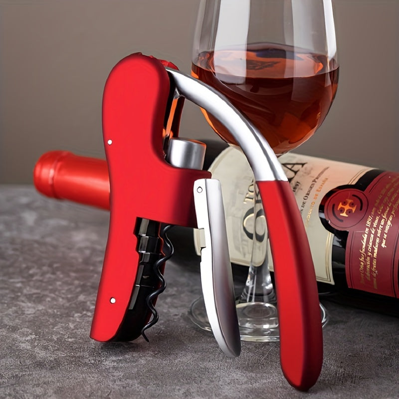 Ergonomic Corkscrew – Quickly and Safely Open Wine Bottles for Home and Hospitality