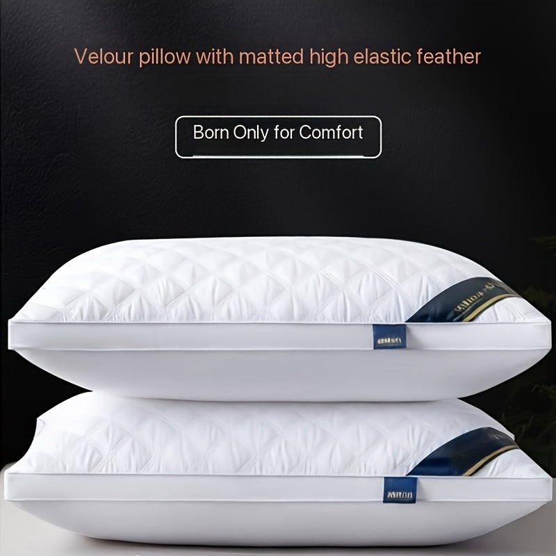 Sleep Comfort Set - 2 Hypoallergenic 3D Pillows for Hotel Quality Sleep