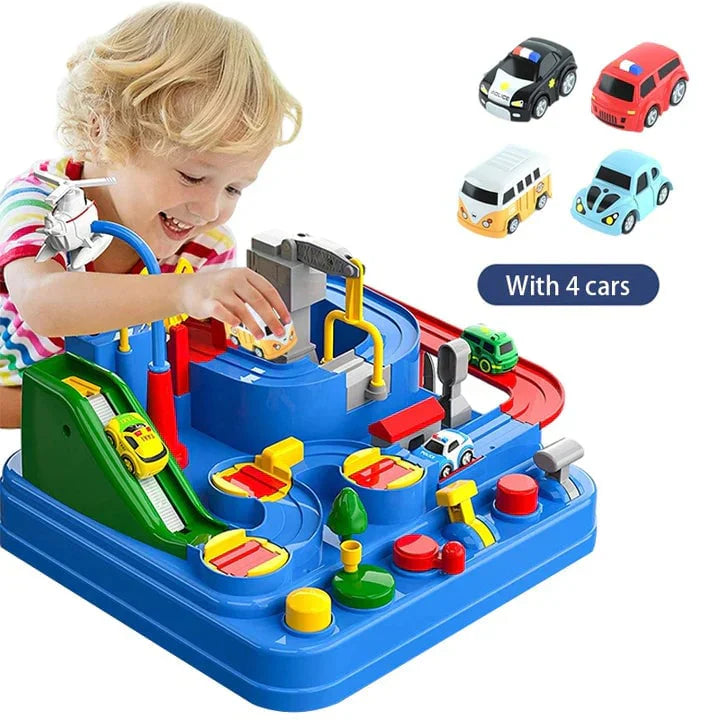 RescueTrack Adventure Set – Educational Rescue Vehicle Toy for Toddlers