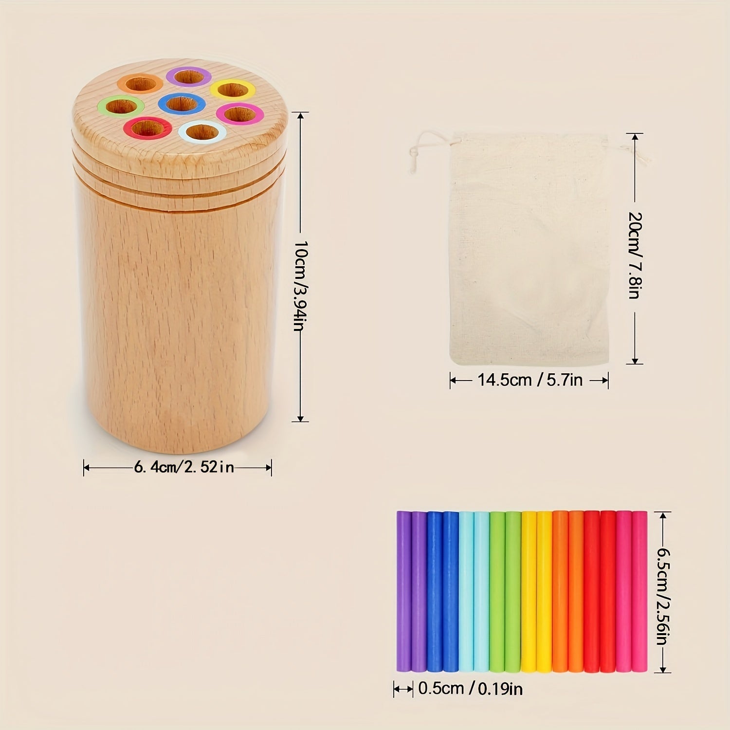 Colourful Balancing Sticks – Develop Hand-Eye Coordination and Colour Recognition