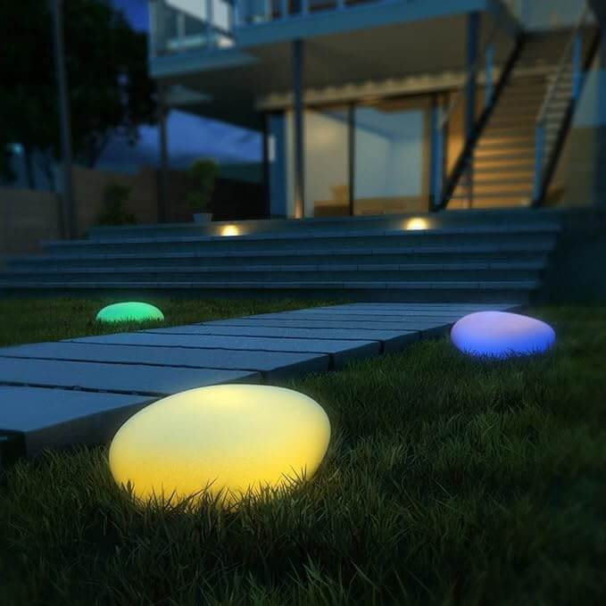 LED Garden Lamp - Outdoor Lighting with Remote Control