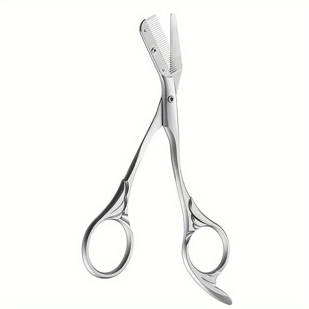 Precision Eyebrow Scissors with Comb – Hygienic and Effective