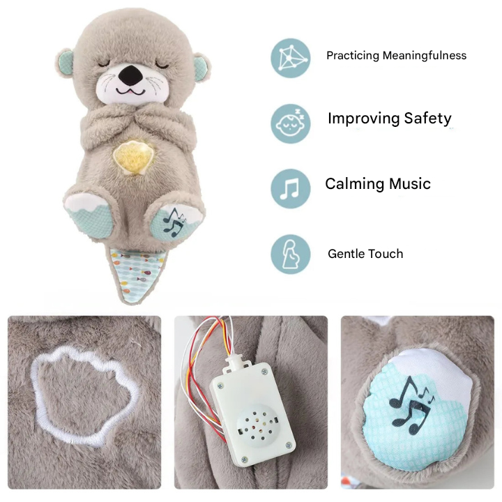 Soothing Soft Toy with Music and Breathing Function – Sleep Aid for Children