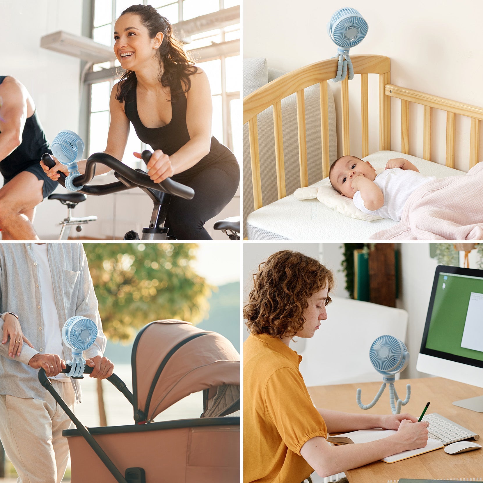 USB Rechargeable Handheld Cooling Fan for Travel