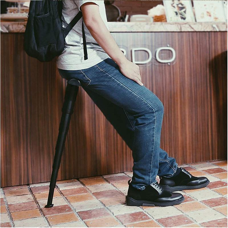 Portable Mini Folding Chair for Queueing Outdoors, etc.