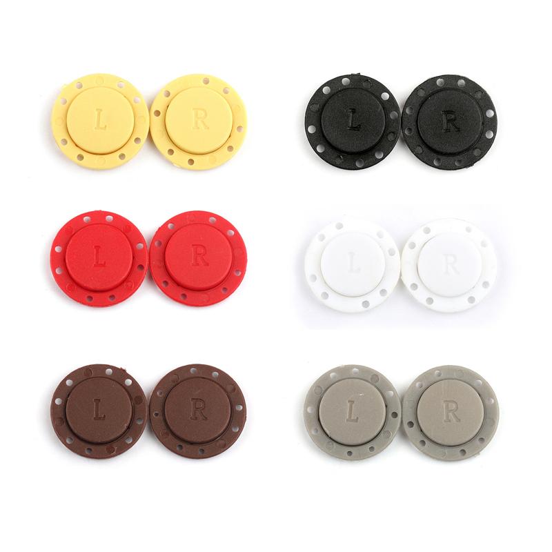 High-quality invisible plastic magnetic buttons, 5 pieces