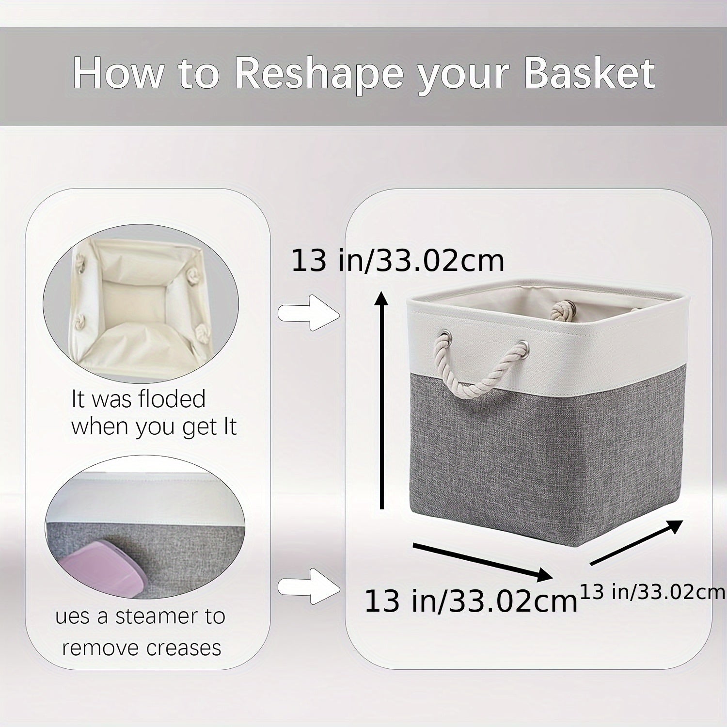Stylish Storage Basket - Sturdy Organisation for Every Room