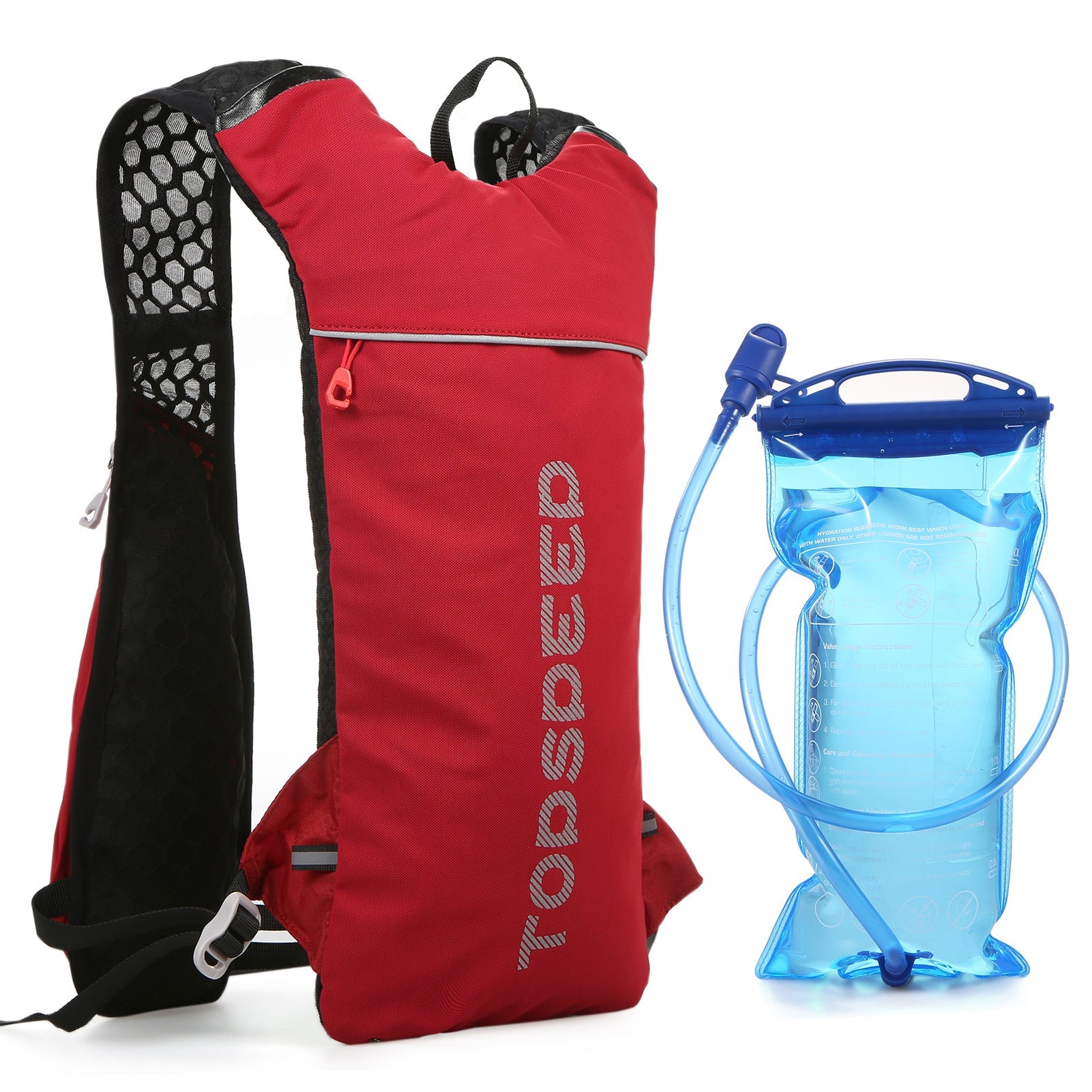 HydroPack Lightweight Hydration Backpack - 2L Water Reservoir for Running, Cycling & Hiking