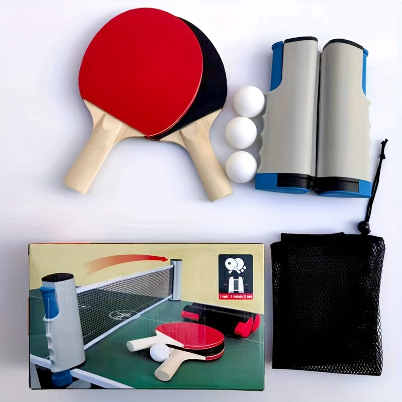 Portable Table Tennis Set - Ideal for Outdoors and Home