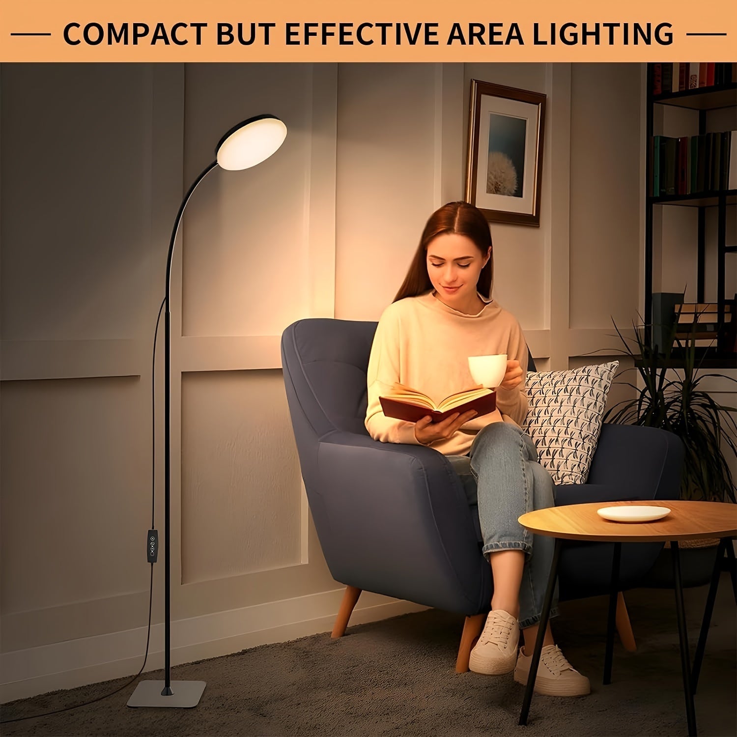 Flexible LED Floor Lamp - Perfect for Reading and Relaxation