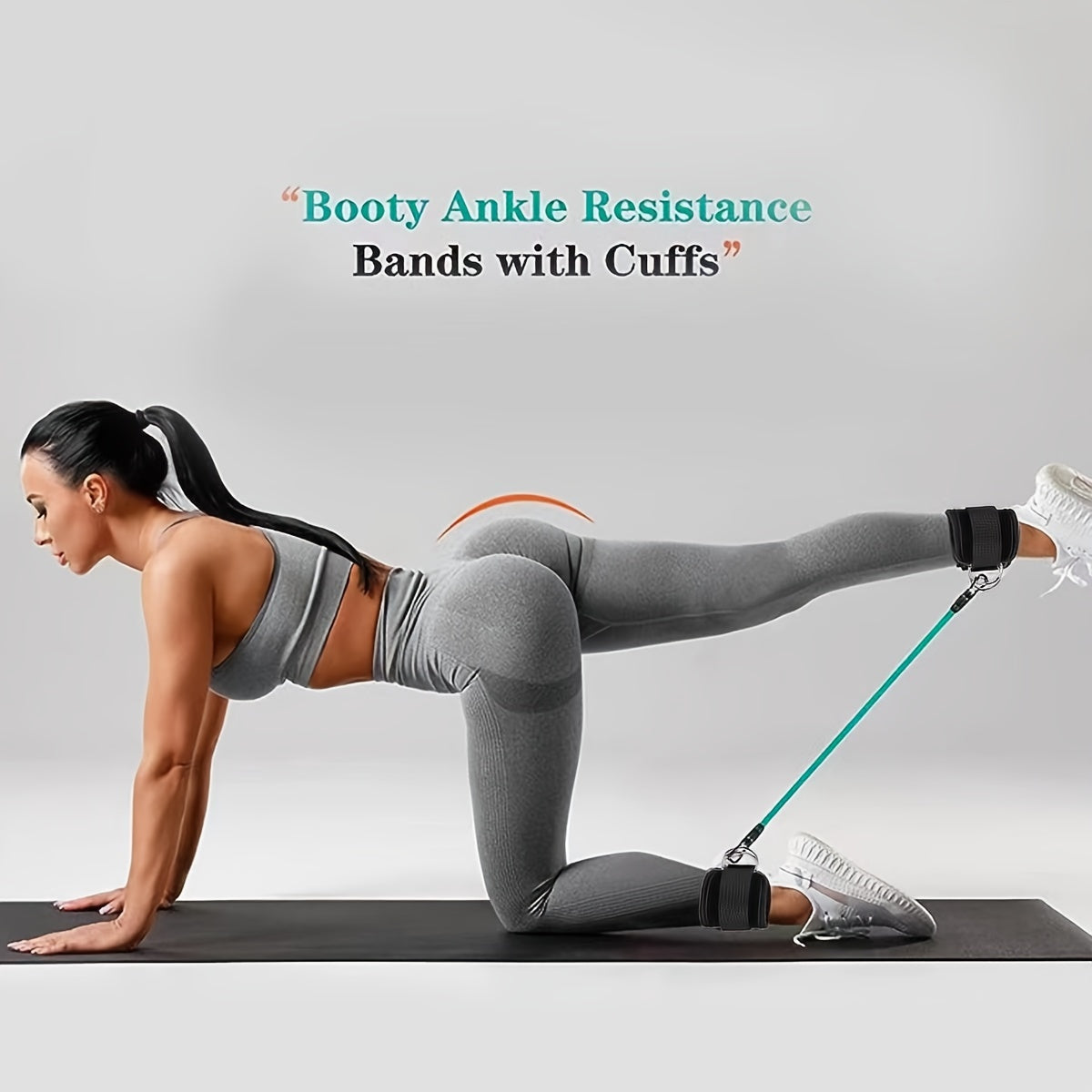 Adjustable Ankle Resistance Bands Set – Perfect for Booty and Leg Training at Home