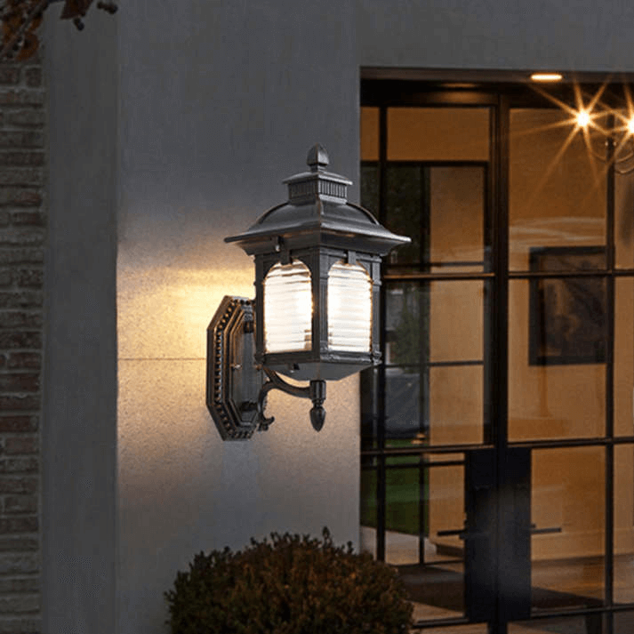Wall Lamp Outdoor - Antique Glass Design