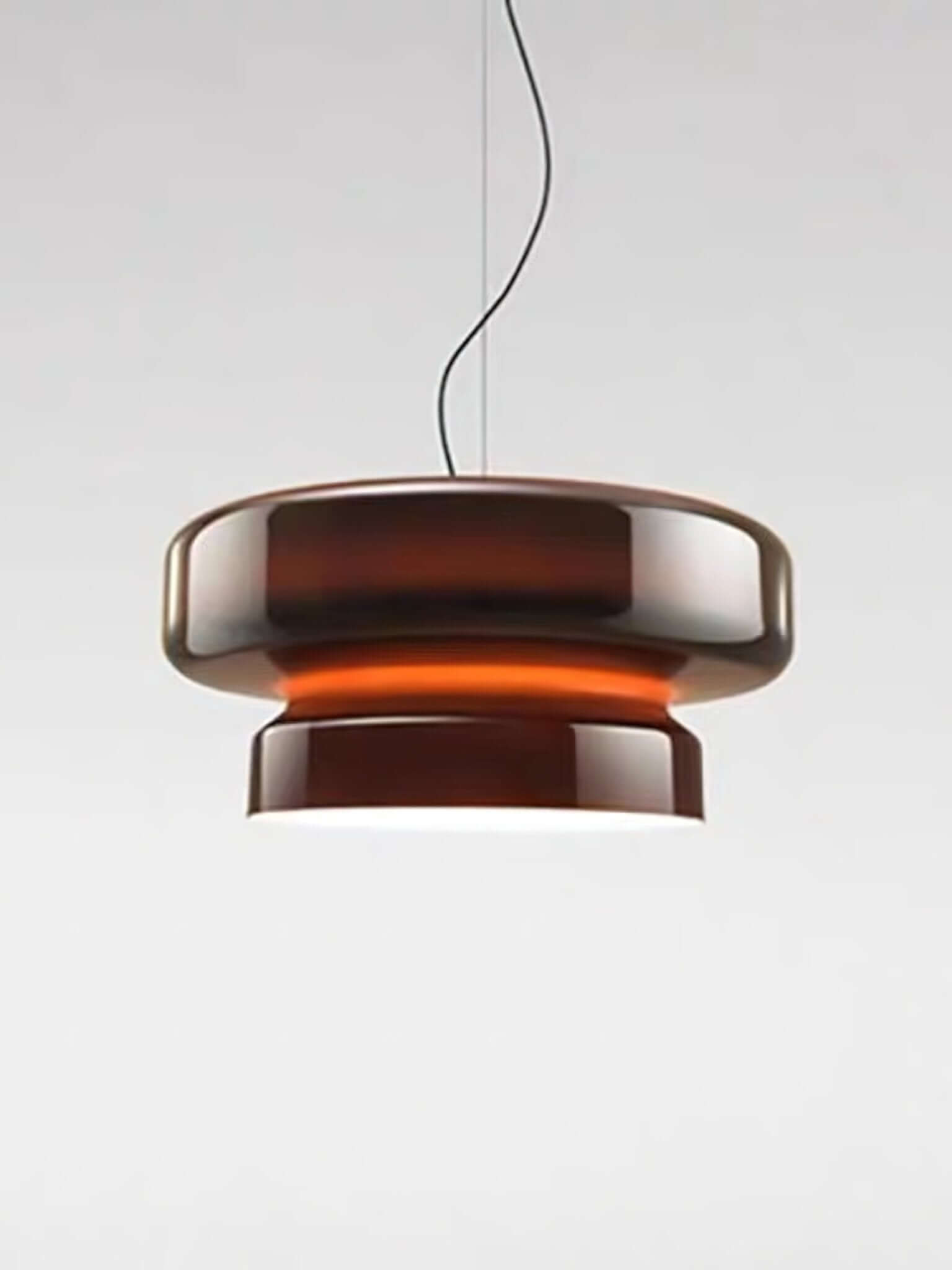 Bohemian Style Pendant Light - Glass & Metal LED