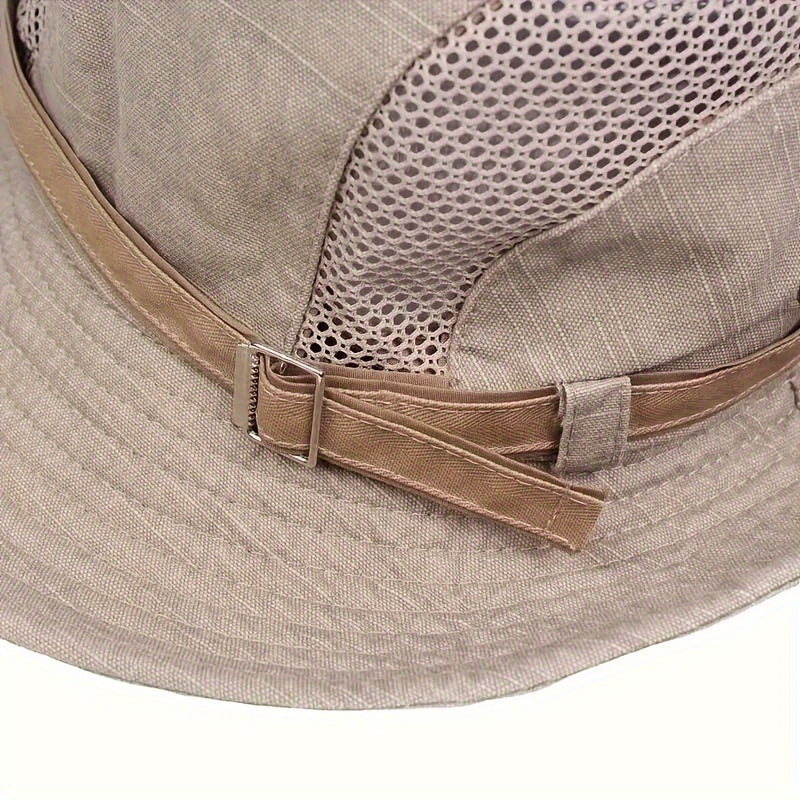 Breathable Outdoor Sun Hat with Cord - UV Protection and Comfort for All Seasons