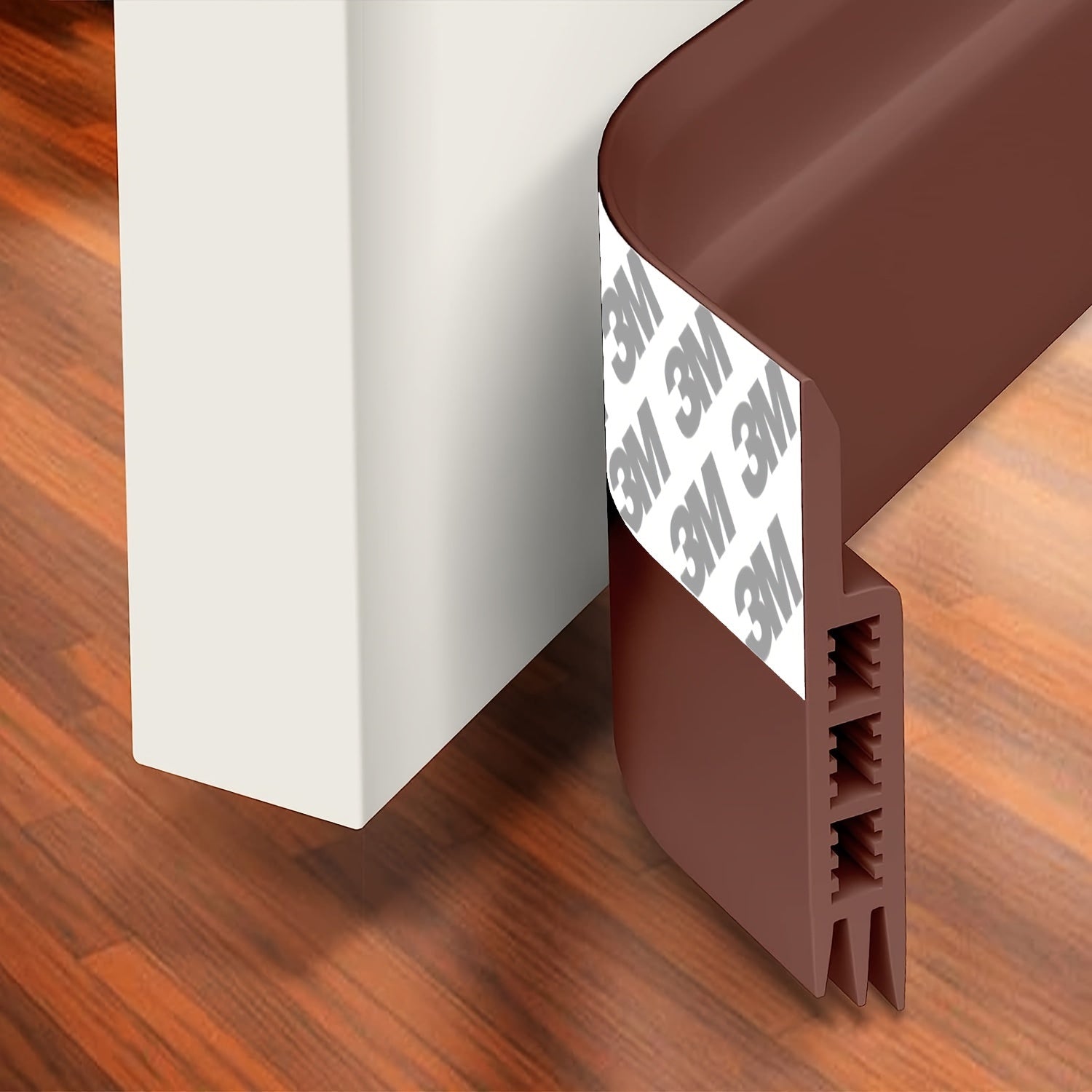 Draft Stopper for Door - Silicone Door Scraper with Strong Adhesive and Sound Insulation