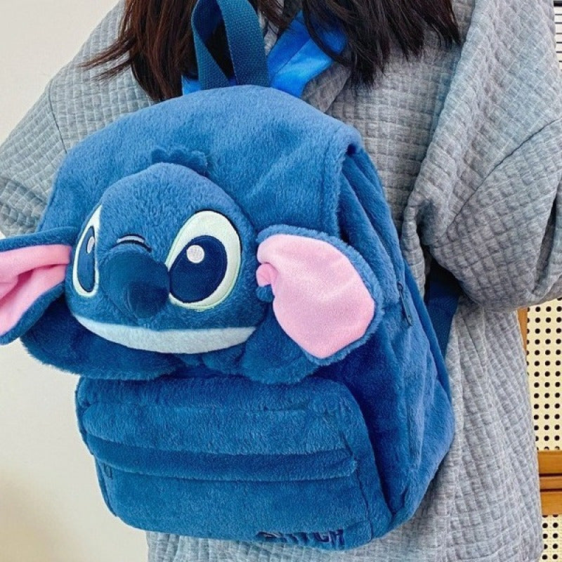 Disney Stitch Plush Backpack for Children – Cute and Durable for School and Daily Use