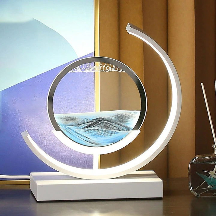 SandLight 3D Sand Table Lamp – Relaxing Design with Moving Sand