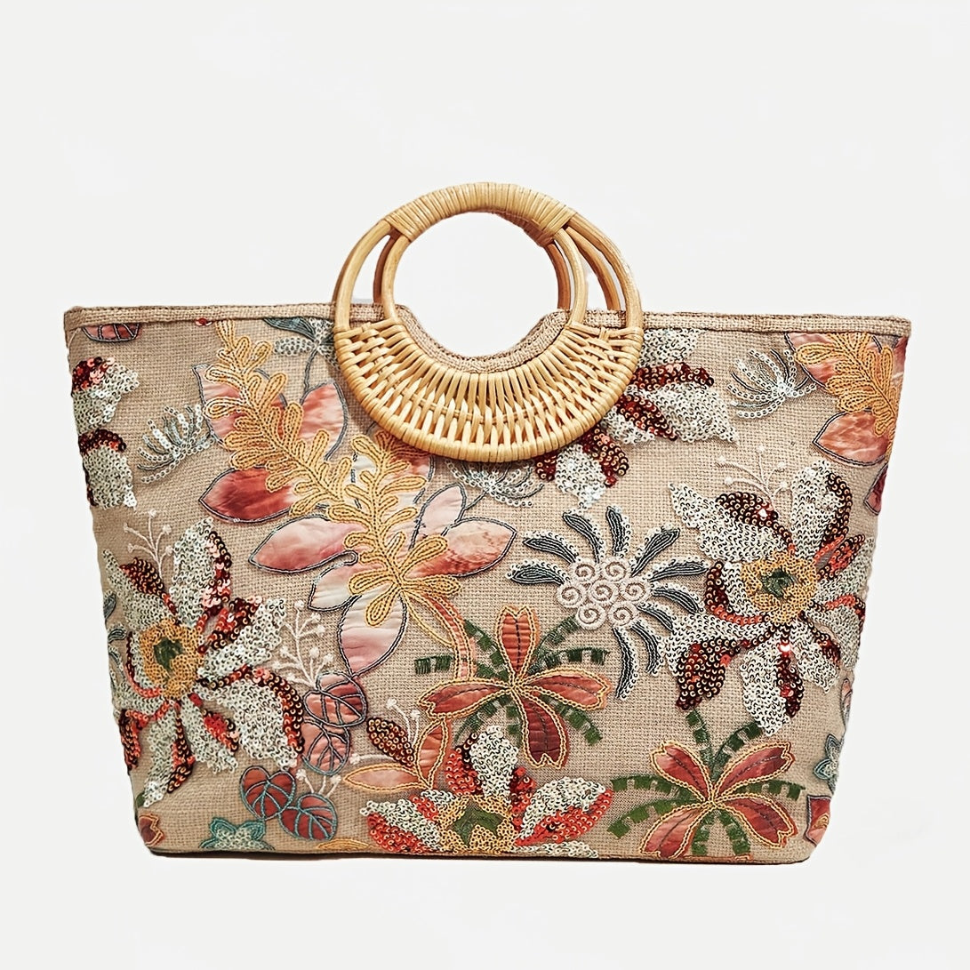 Floral Elegance Tote – Stylish and Practical