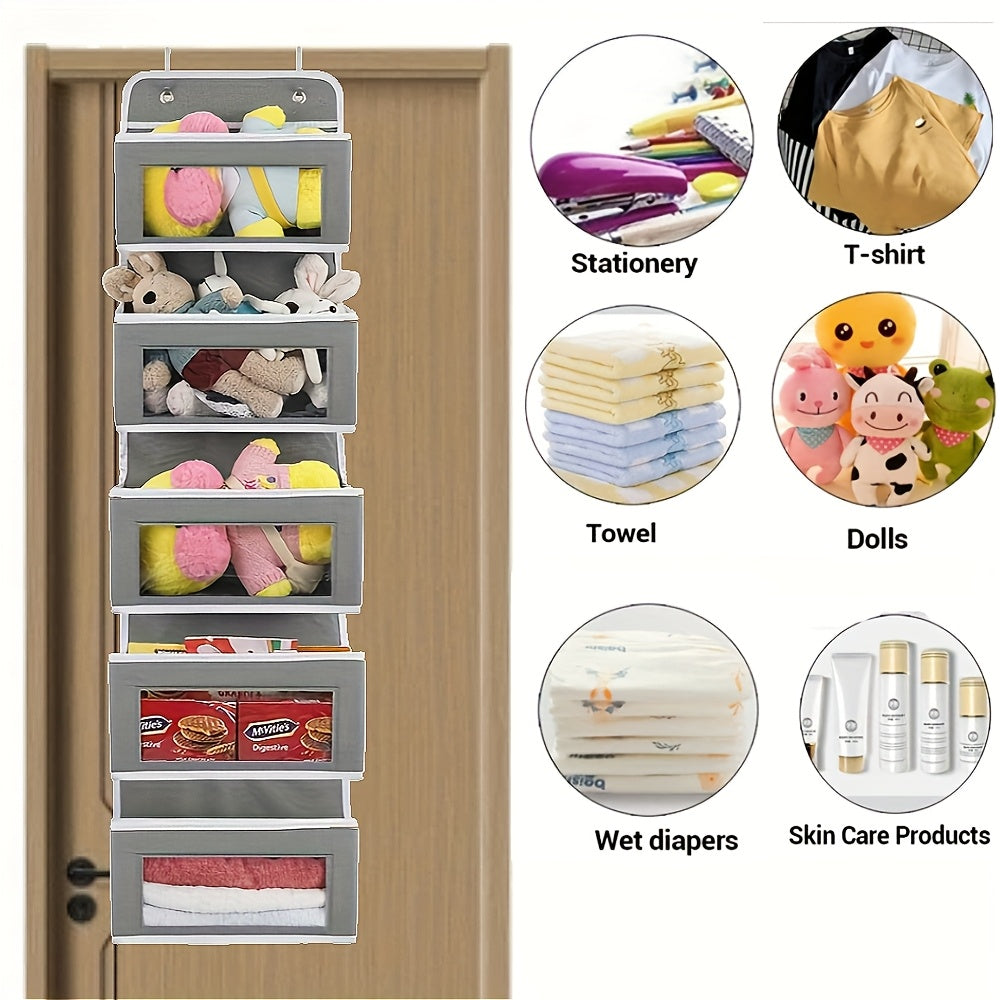 5-Layer Hanging Storage System – Ideal for Bedroom, Bathroom, and Kitchen