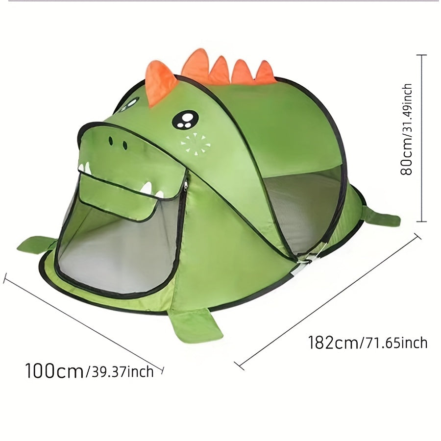 Children's Dinosaur, Shark & Bear Pop-Up Play Tent Set with UPF 50 – Breathable & Portable for Babies & Toddlers