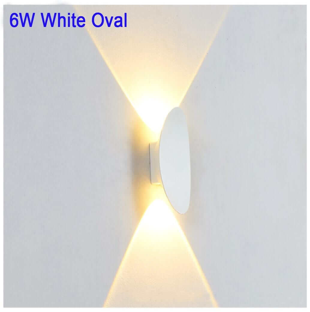 Modern Outdoor Wall Light - Oval & Rectangular Design