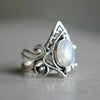 Stylish Vintage Moonstone Ring – Clara