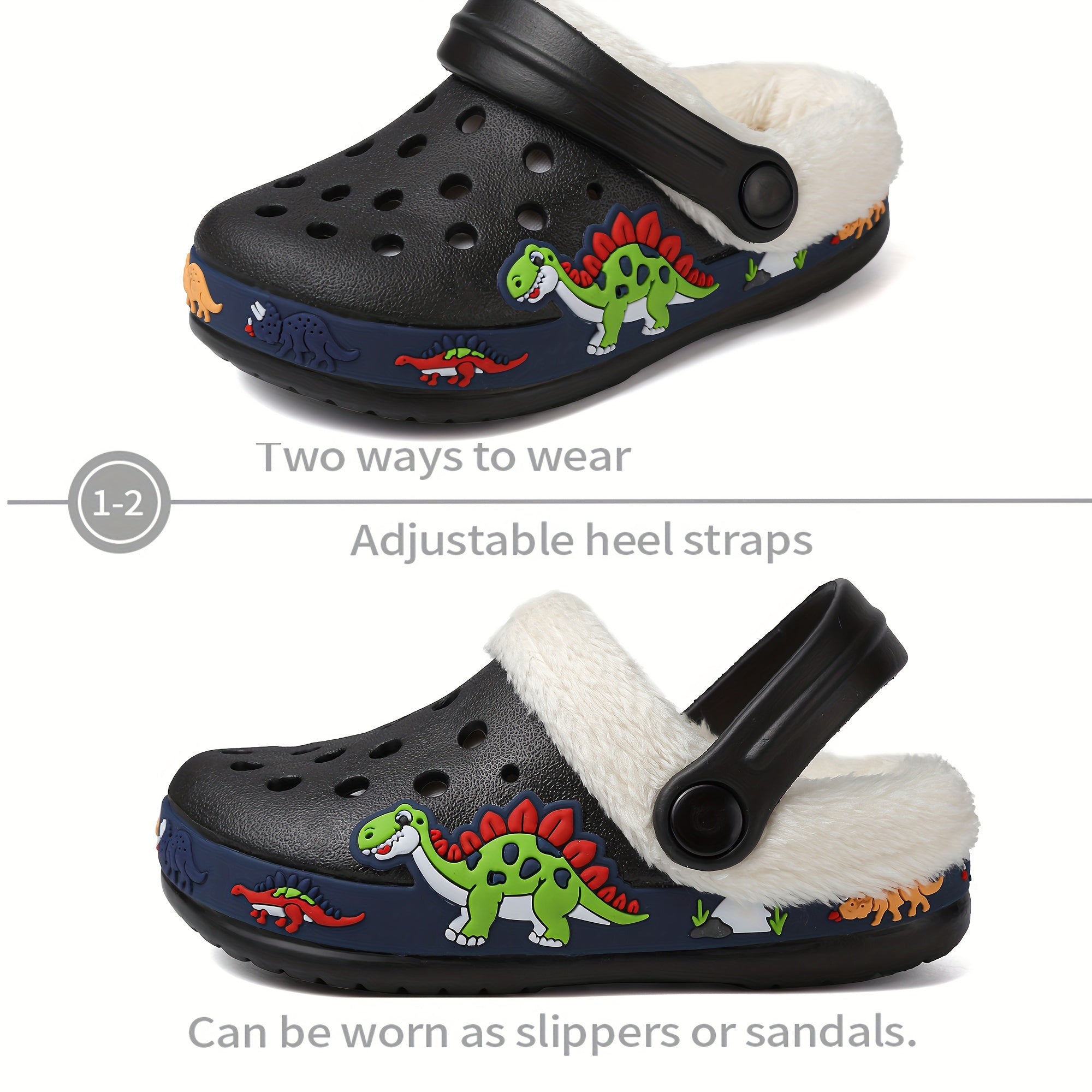 Playful Warmth Clogs for Children - Soft and Comfortable for Indoors