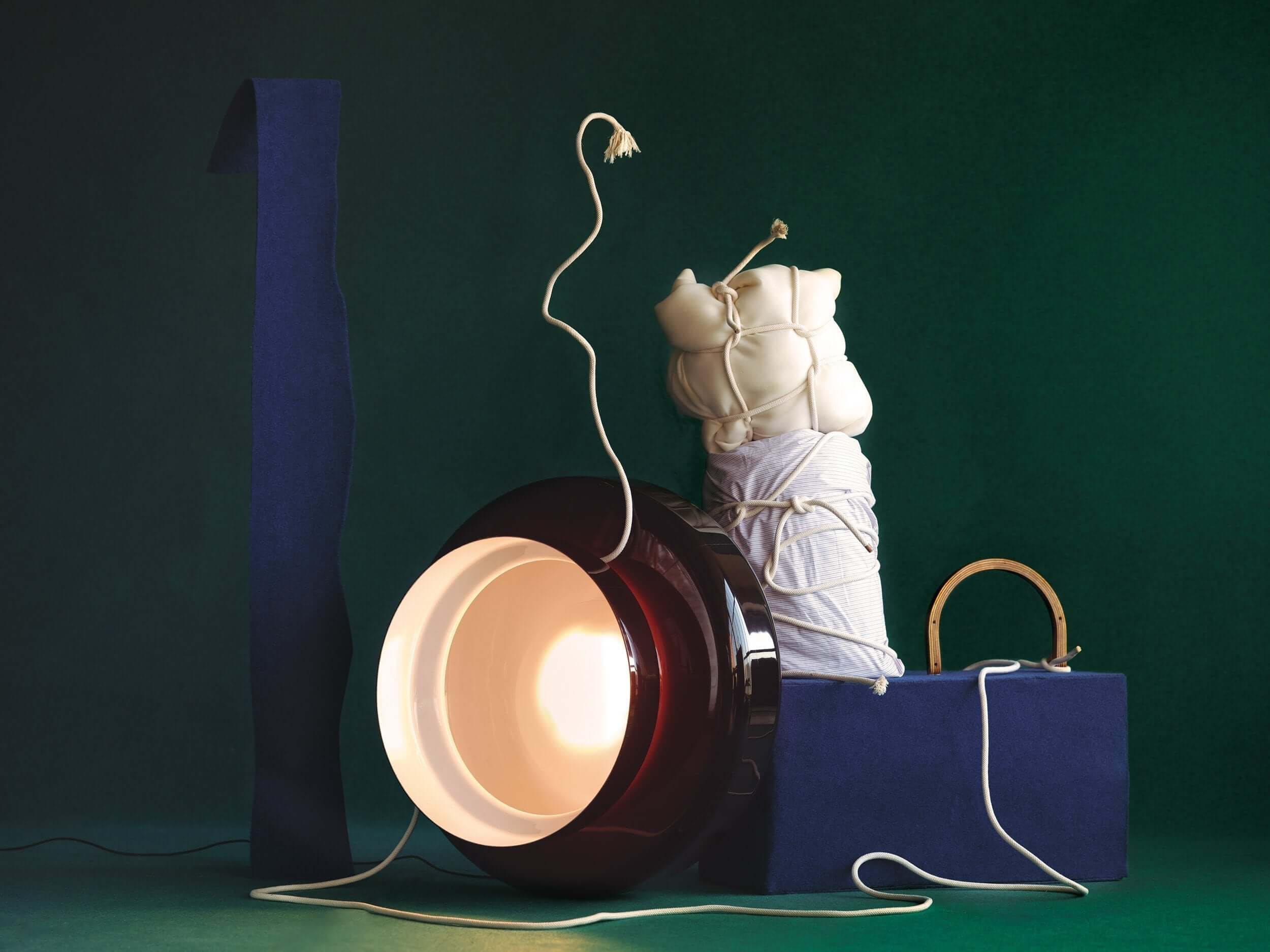 Bohemian Style Pendant Light - Glass & Metal LED