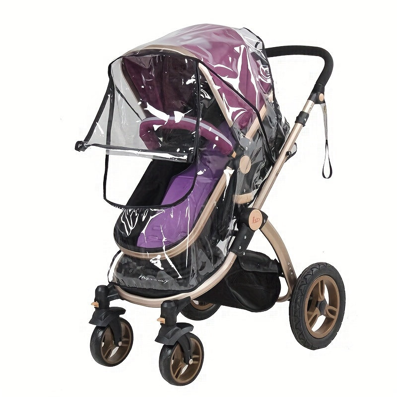 Transparent Pram Rain Cover - For Weather-Resistant Protection