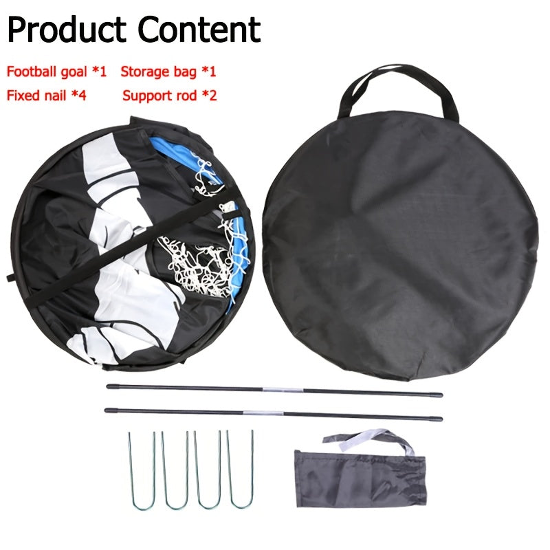 2-in-1 Foldable Football Goal – Ideal for Training and Outdoor Fun