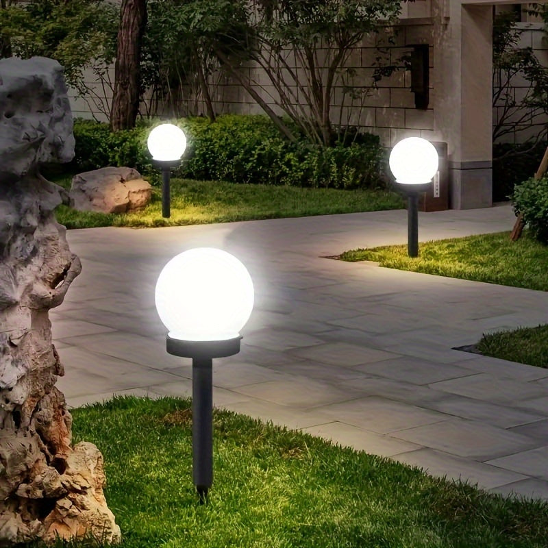 Solar LED Garden Lamps – Spherical Lighting for Paths and Gardens