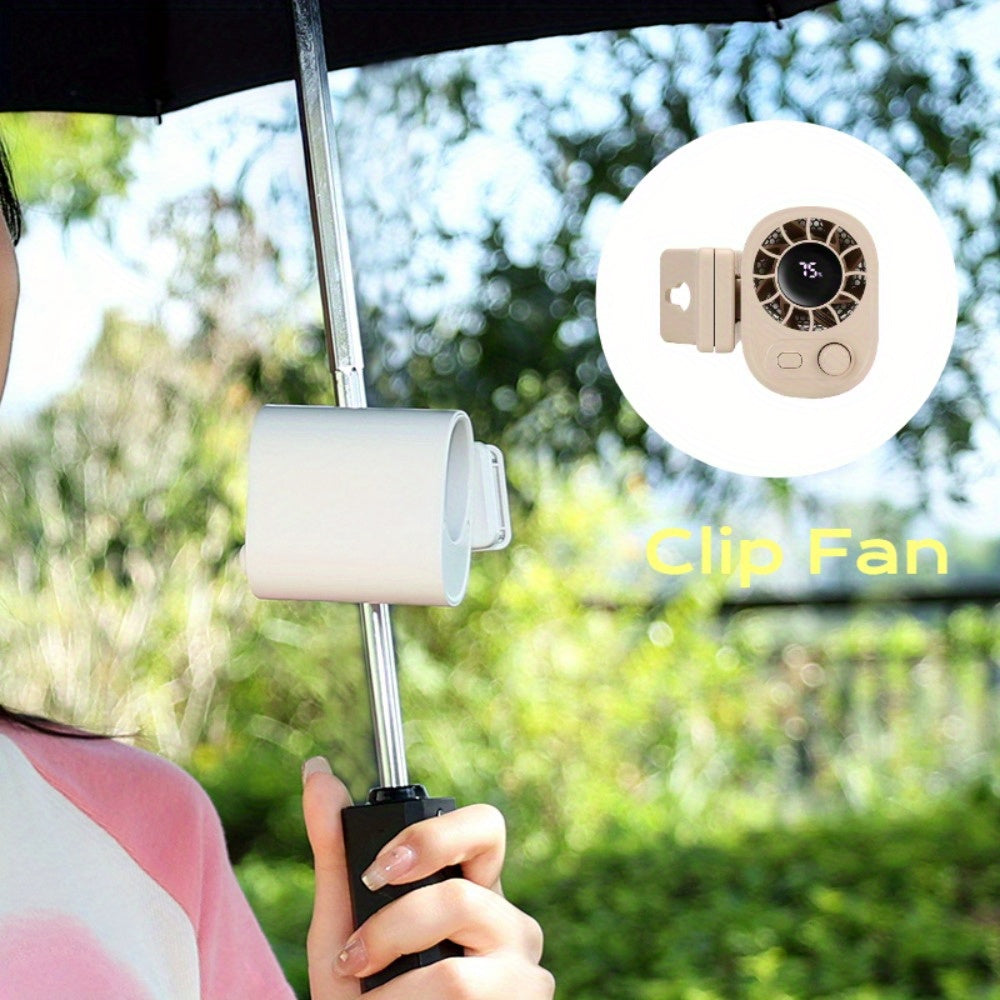 BreezeClip Mini Fan – Powerful Cooling, Anywhere and Anytime