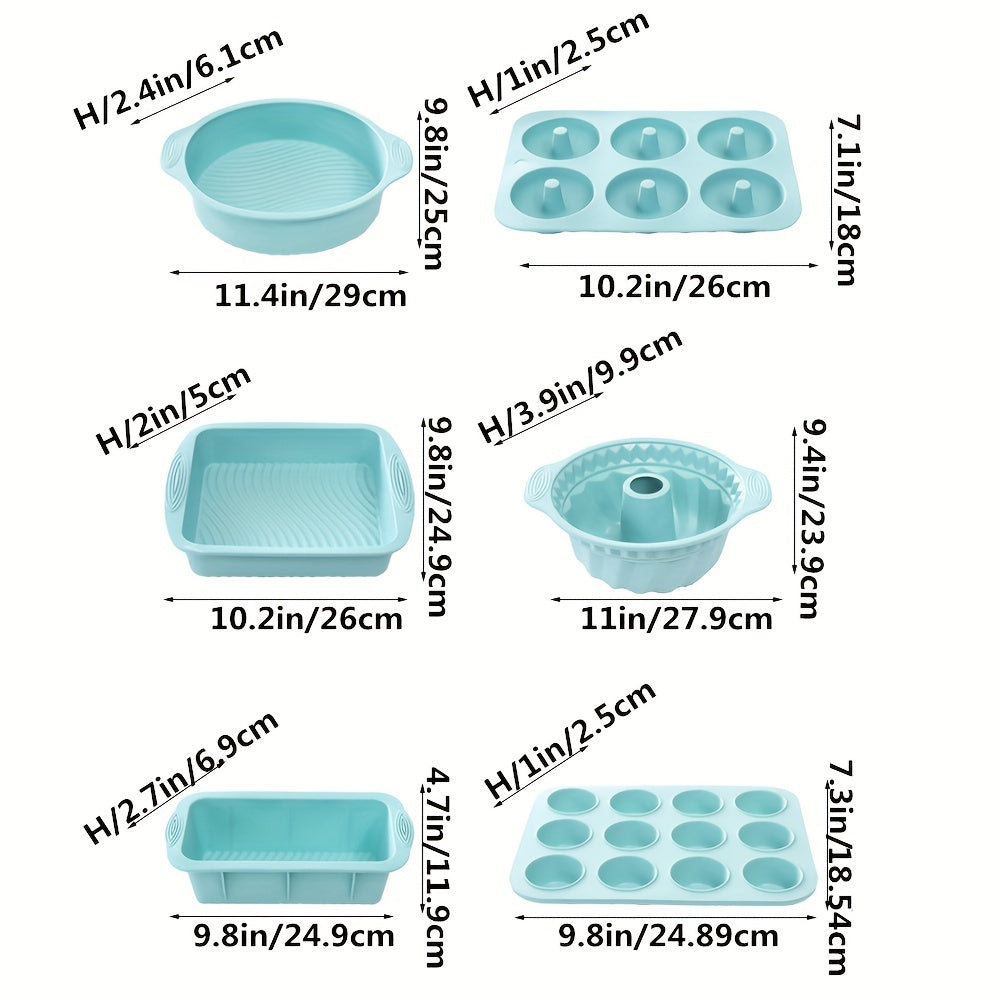 Complete Silicone Baking Mould Set – Flexible, Durable and Easy to Use