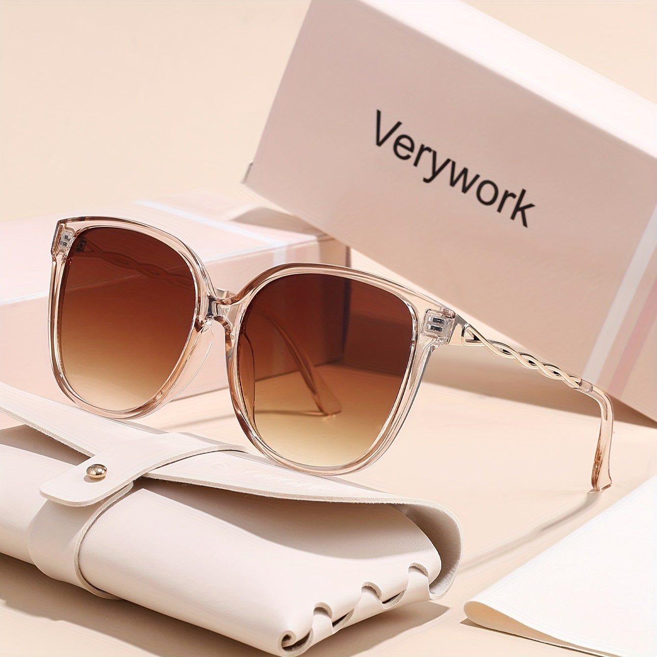 Retro Sunglasses for Women – Stylish Square Sunglasses with Anti-Reflective Lens