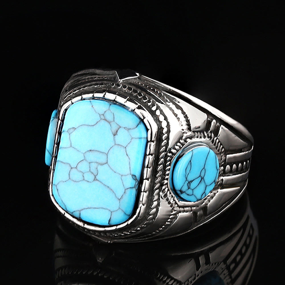 Turquoise Men's Ring – Thorin