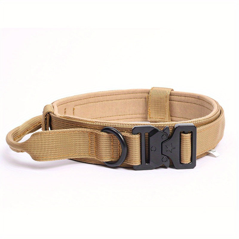 Military Tactical Dog Collar – Adjustable and Durable for Large and Medium Dogs