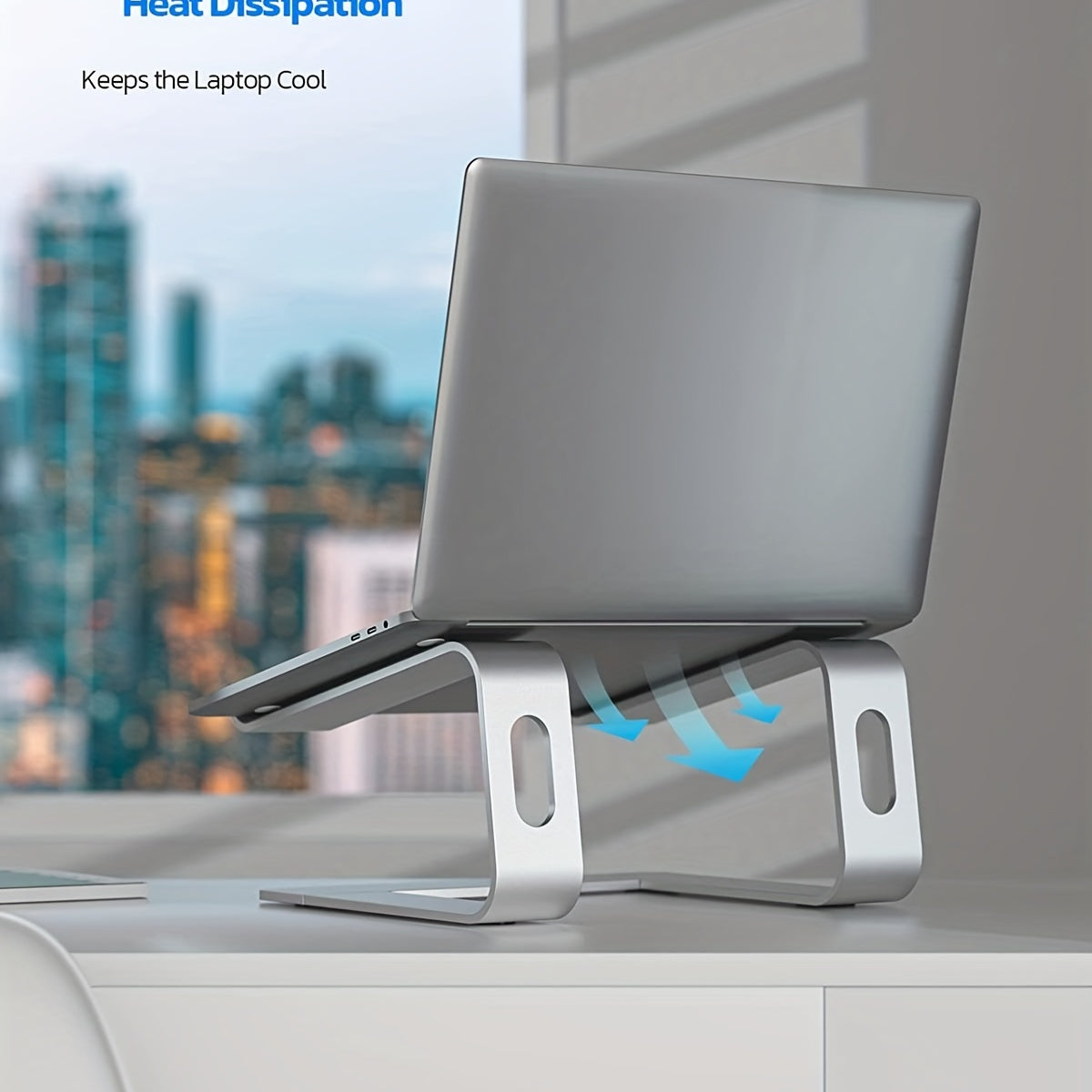 Aluminium Laptop Stand – Ergonomic and Ventilated