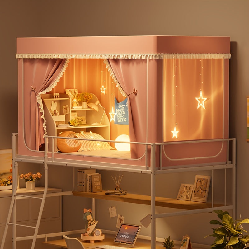 StarryBunk Adjustable Bunk Bed - Cozy & Protected with Mosquito Net