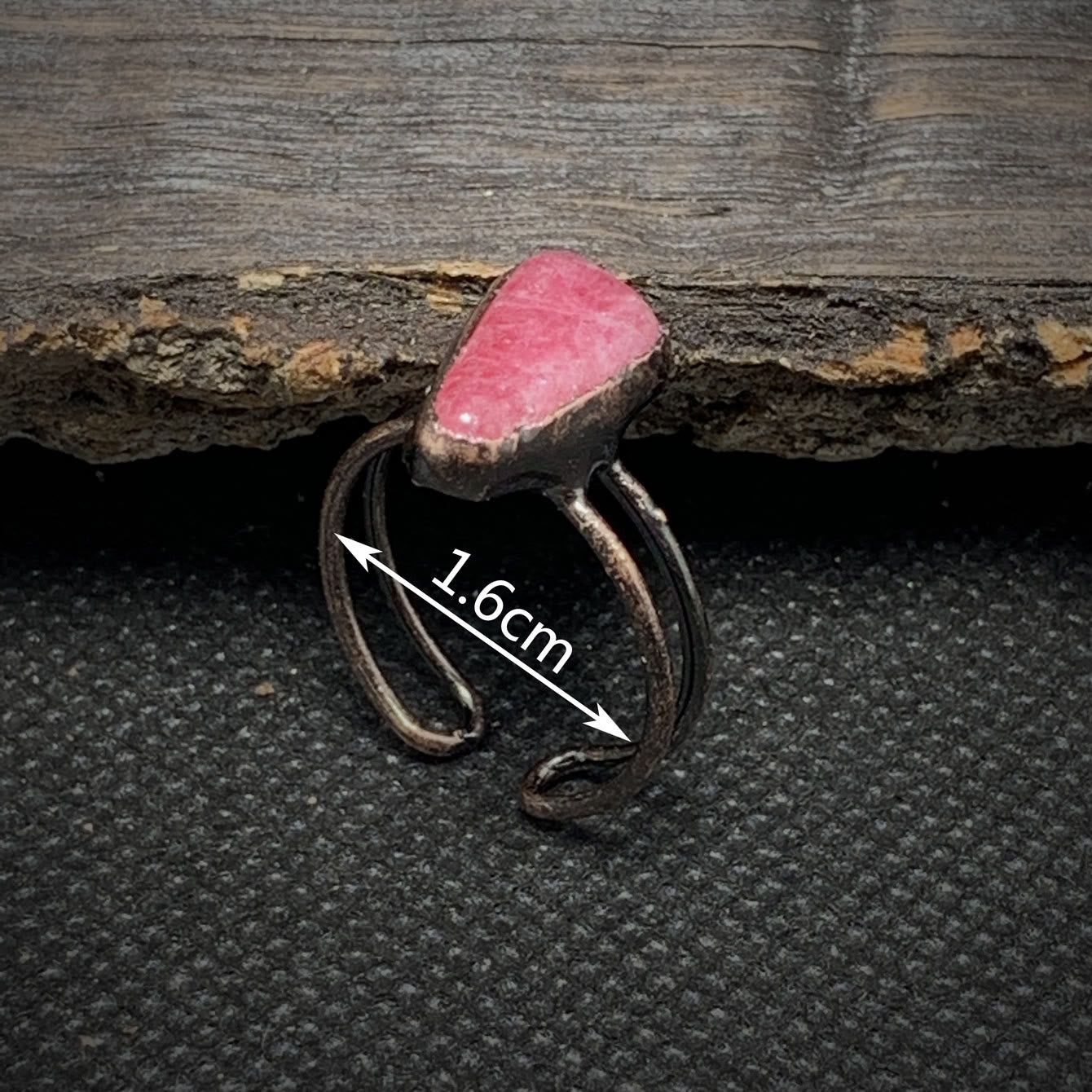 Natural Raw Stone Birth Ring – Selina