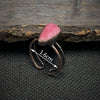 Natural Raw Stone Birth Ring – Selina