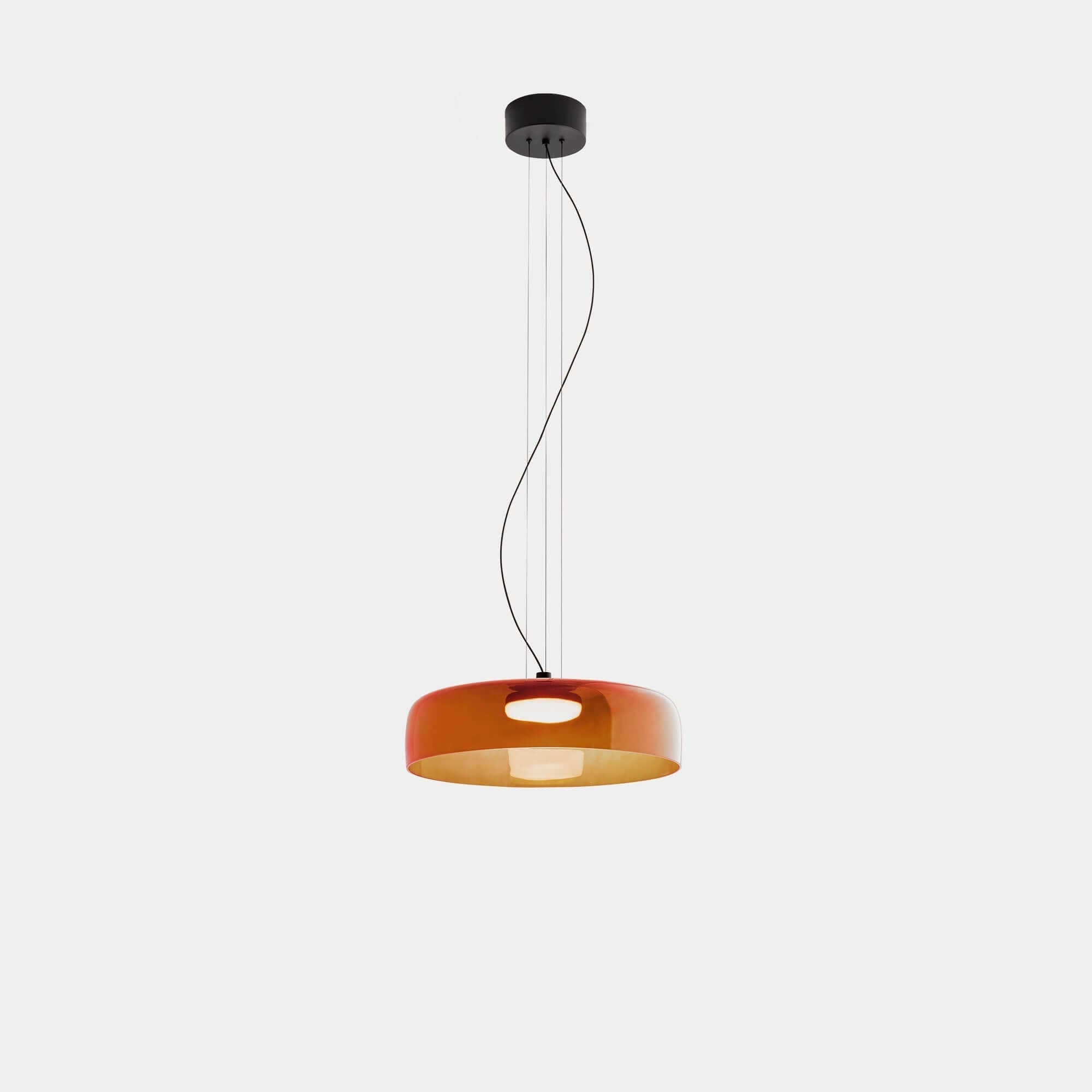 Norwegian Glass Pendant Lamp - Unique Design