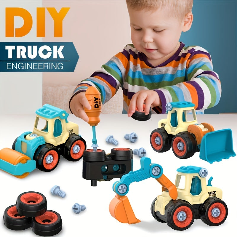 DIY Truck Building Set - Creative Toy for Children
