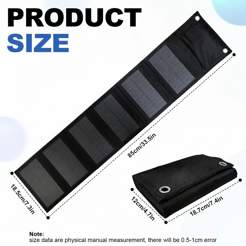 Foldable Solar Panel Charger – Lightweight and Durable for Camping and Hiking