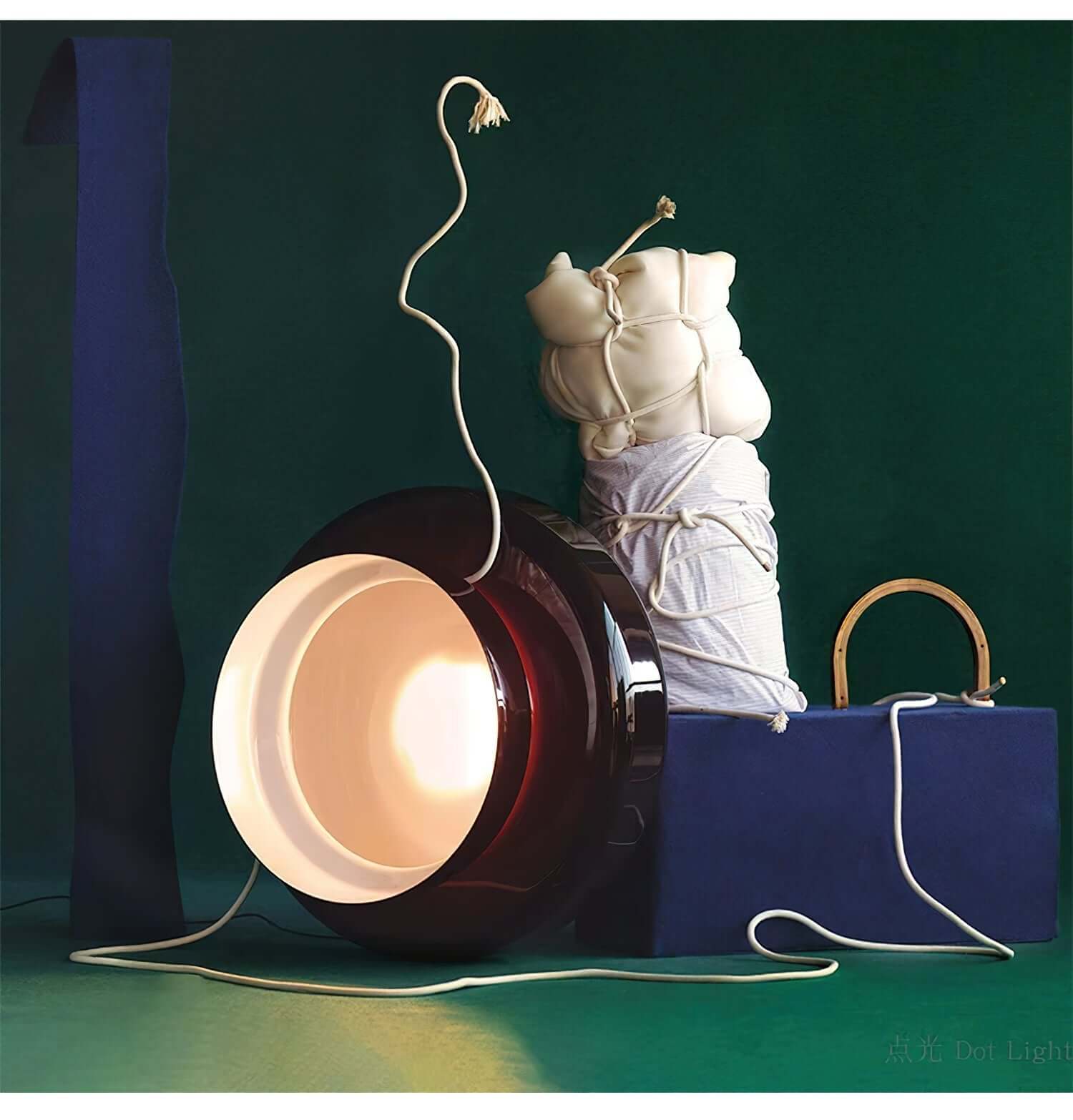 Bohemian Style Pendant Light - Glass & Metal LED