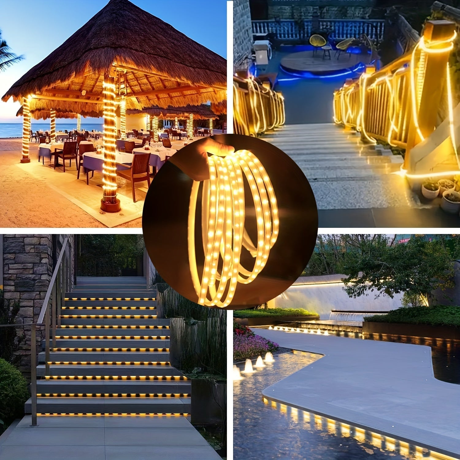 SolarGlow LED Light Strip – For Creative Outdoor Lighting
