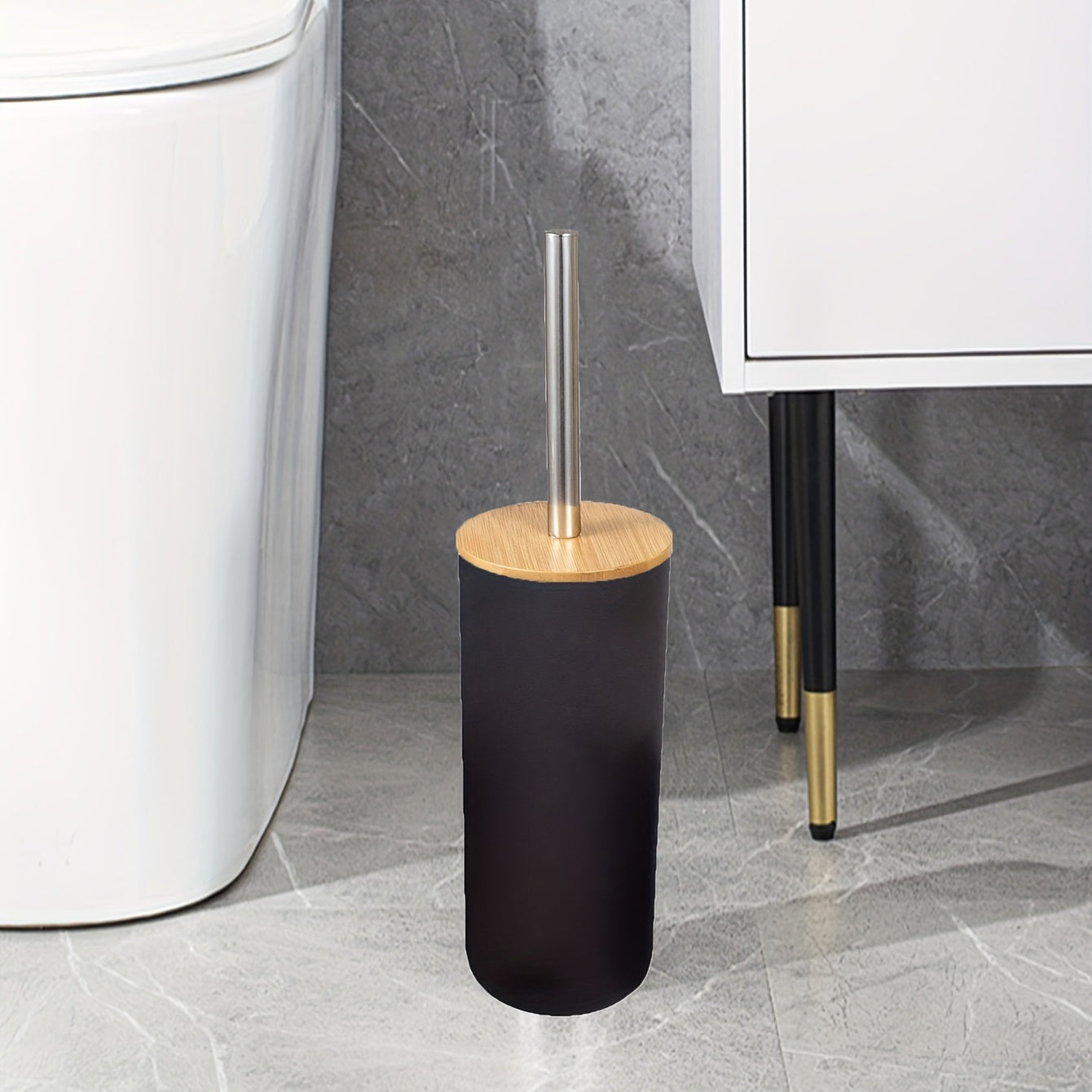 Minimalist Toilet Brush Set – Durable and Handy for Bathroom Use
