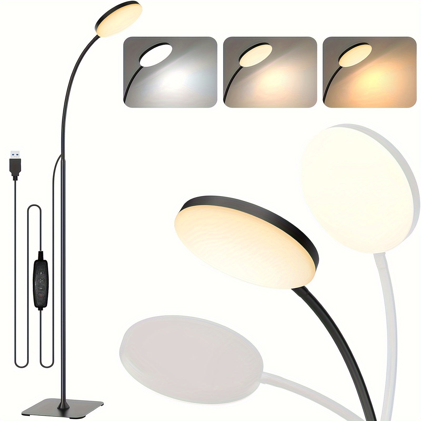 Flexible LED Floor Lamp - Perfect for Reading and Relaxation